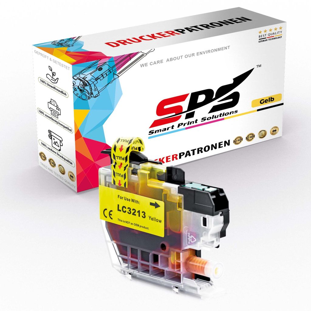 LC3213Y Tintenpatrone Kompatibel für Brother DCP-J 774 DW | 1x Gelb