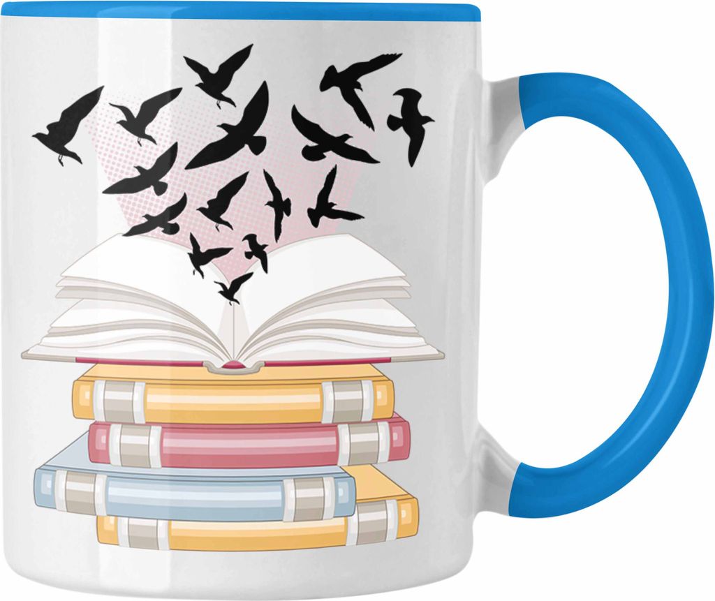Trendation - Bücher Lesen Tasse Geschenk Leseratte Produktbild 