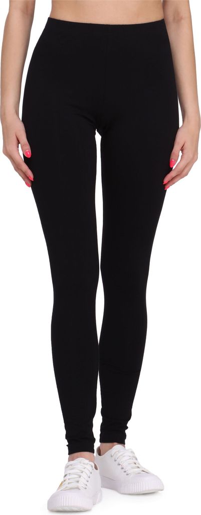 Bellivalini Damen Lange Leggings aus Viskose BLV50-147 (Schwarz, XS).