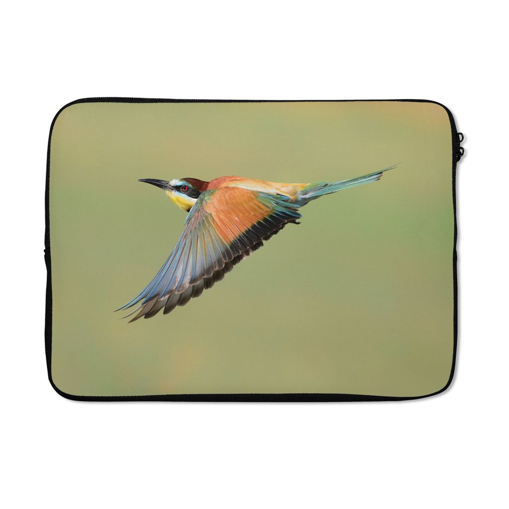 MuchoWow Laptop Hülle 13 Zoll Ein Bienenfresser fliegt Laptoptasche - Laptophülle - Sleeve - Rundumschutz