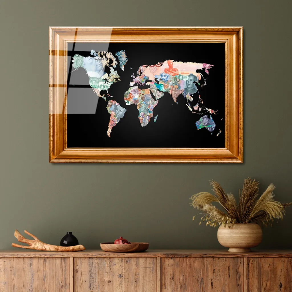 Wallity UV-367 Quadro Decorativo Vetro Temperato 50x70 cm