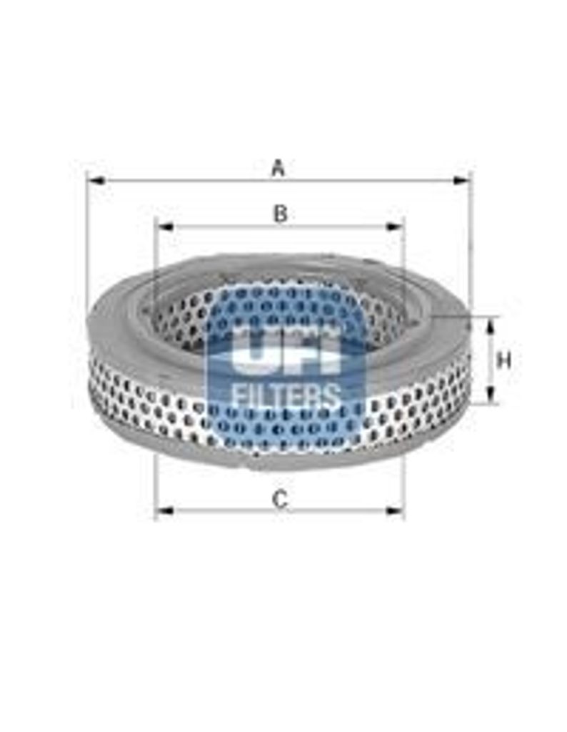Luftfilter UFI 27.734.00 für FIAT Panda Schrägheck (141) Filtereinsatz