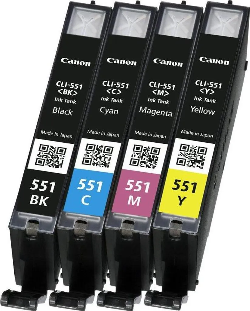 Convenienza Multipack Canon CLI-551 - Kit 4 Colori Risparmio Sicuro - 6