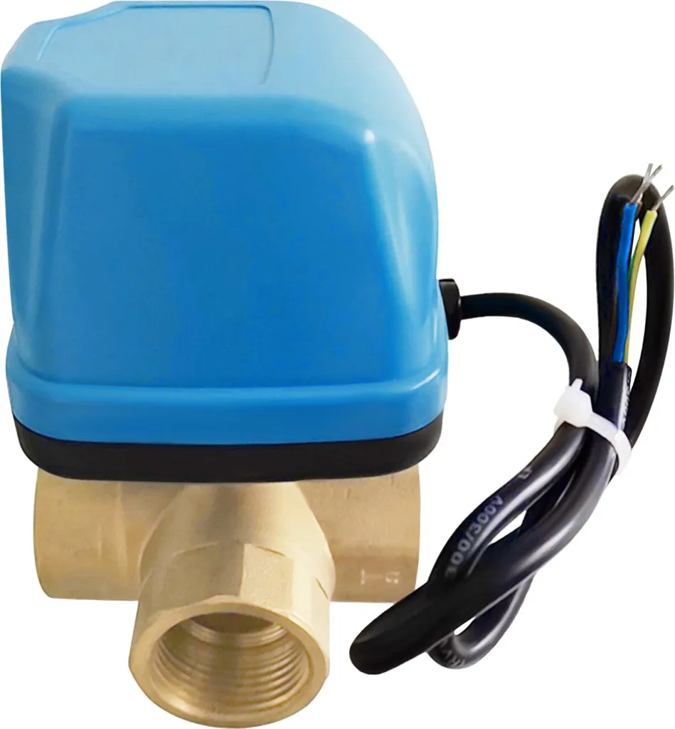 Vanne motorisée en laiton AC 220V 6W IP54 avec actionnement 15s DN20 - 3
