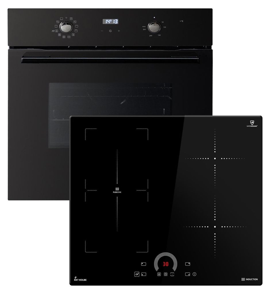 KKT KOLBE Autarkes Herdset | 60cm Einbaubackofen BO8005FB | Produktbild  KI-generiertes Bild