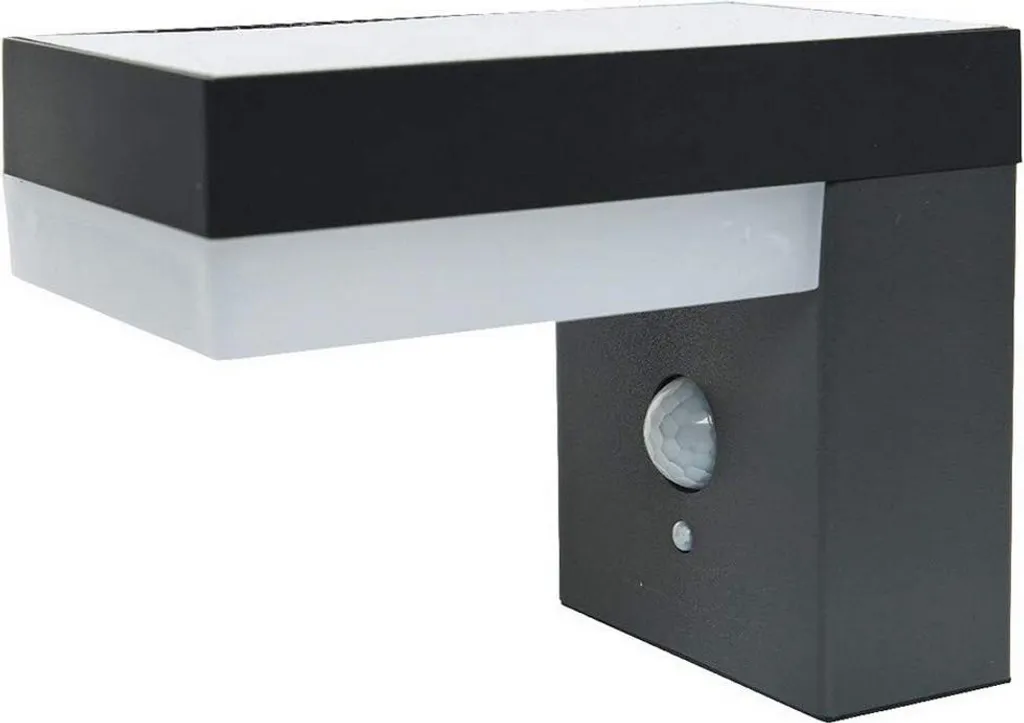 Applique Solare EDM 600lm 3200k Sensore Movimento | Sicurezza Esterna