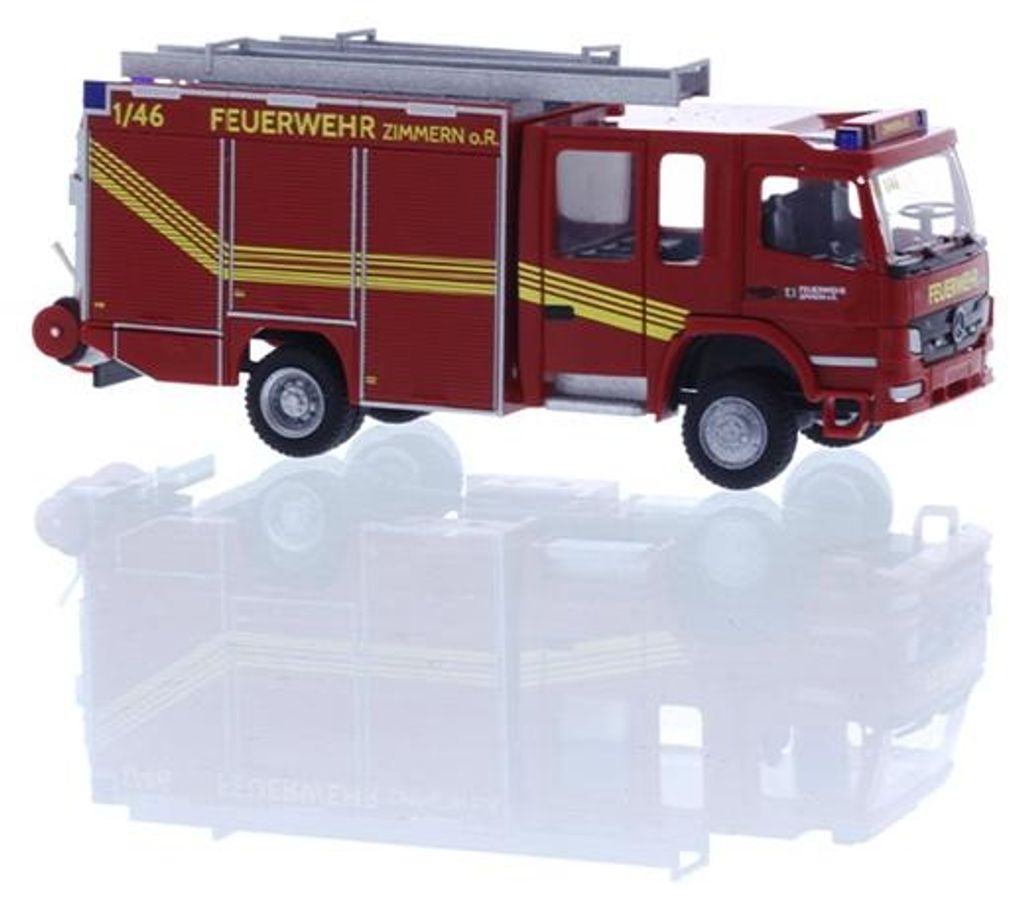 Rietze MB Atego Magirus Lohr HLF Feuerwehr Zimmern 68928
