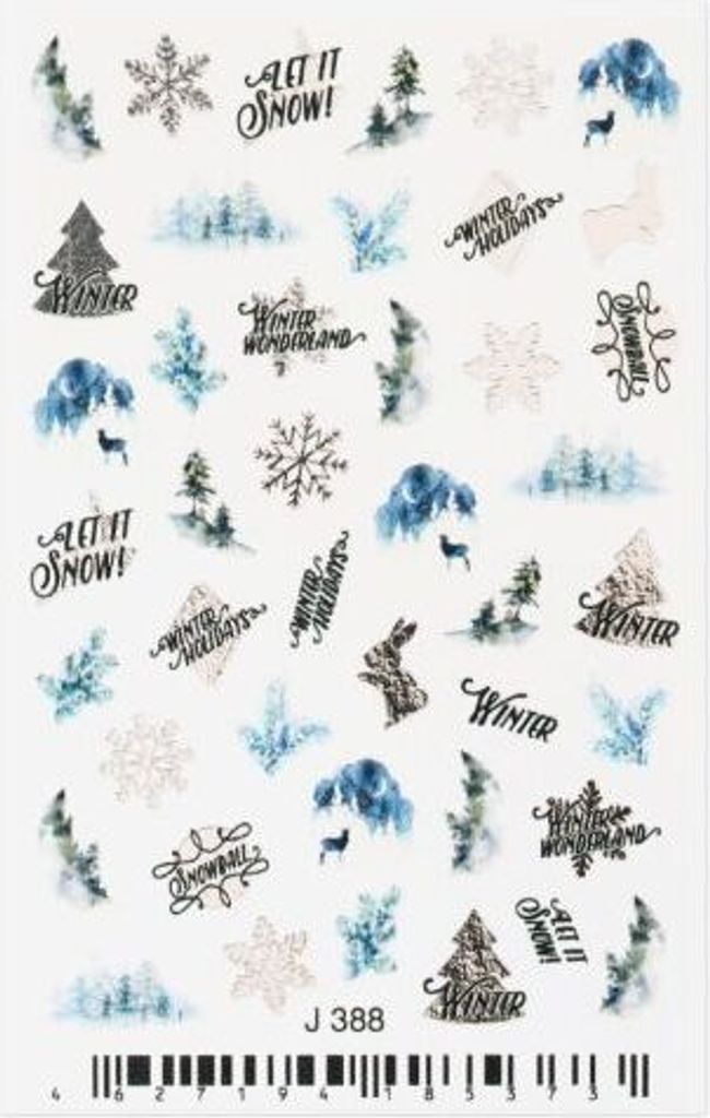 Cupio Winter Magic Nageltattoo – J388