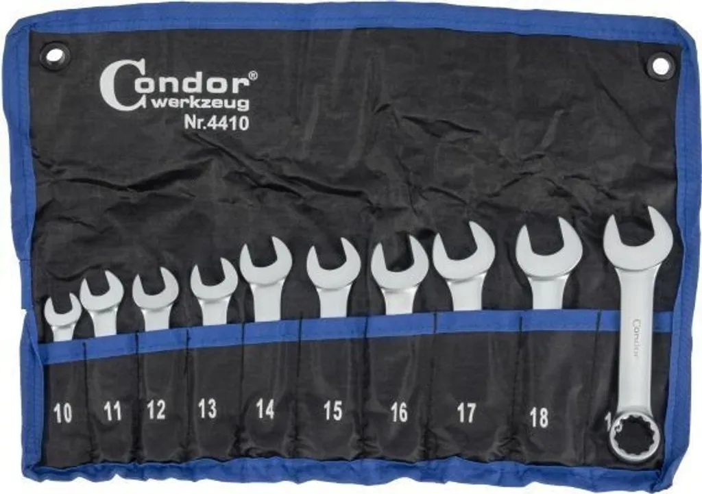 Clés mixtes acier chrome-vanadium 4410 Condor : finis les écrous arrondis