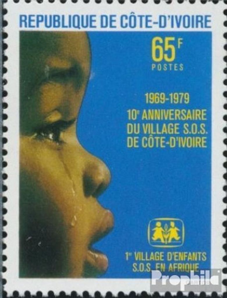Briefmarken Elfenbeinküste 1979 Mi 593 (kompl.Ausg.) postfrisch SOS Kinderdorf