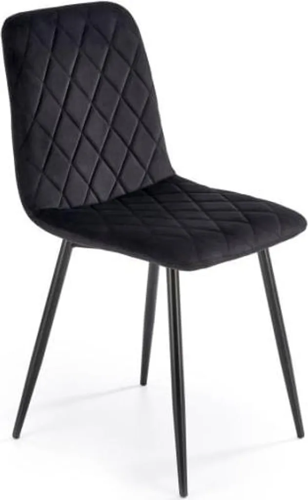 Chaise K525 noir / noir au design moderne et épuré pour votre intérieur