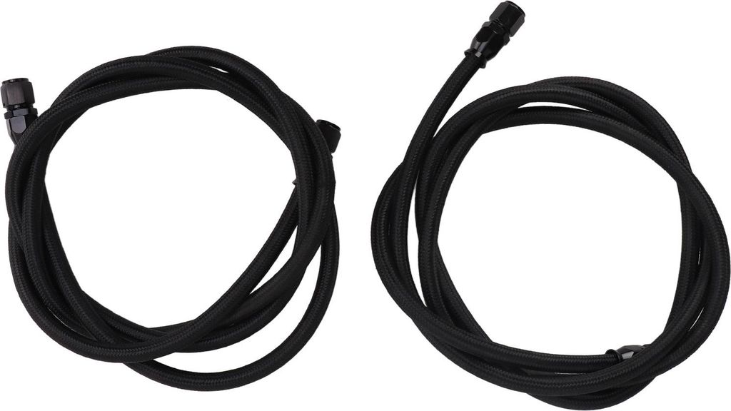 7FT PTFE-Getriebekühlerleitungsschlauch mit 6AN-Anschlüssen für 4L60 700R4 TH350TH400 Getriebe