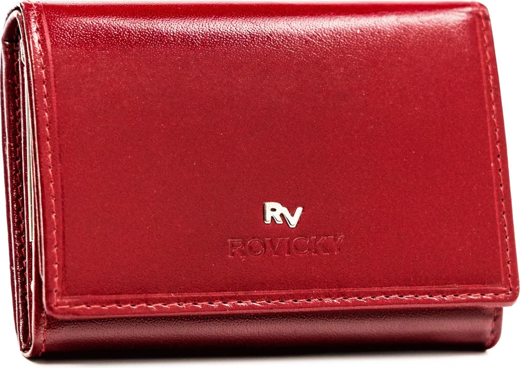 Rovicky Portafoglio Donna Rosso in Pelle RFID - Eleganza Classica 18,5x9 cm