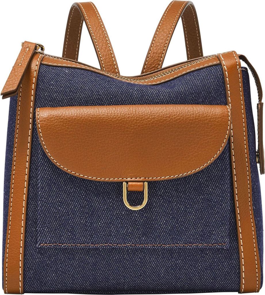 FOSSIL Freizeitrucksack Parker Mini Backpack Denim blau