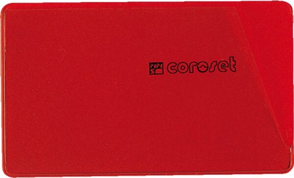 coroset® magnetische Etikettenhalter, rot, 120x40mm, 100/VE Produktbild 