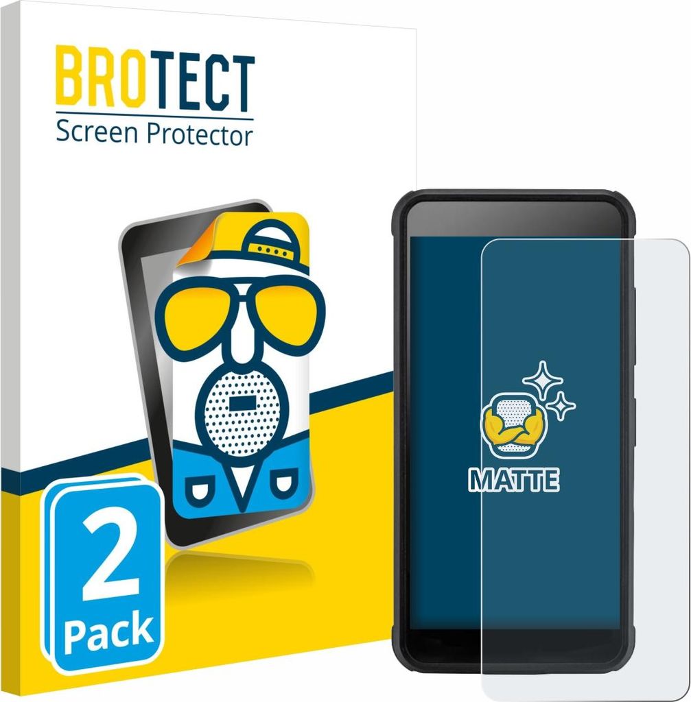 2x BROTECT Schutzfolie für SkyCaddie Pro 4X Displayschutz Displayschutzfolie Folie Matt Entspiegelungsfolie