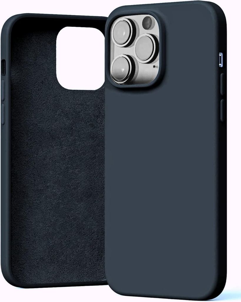 Apple Iphone 14 Pro Max Silicone Case Navy Blue Image du produit 