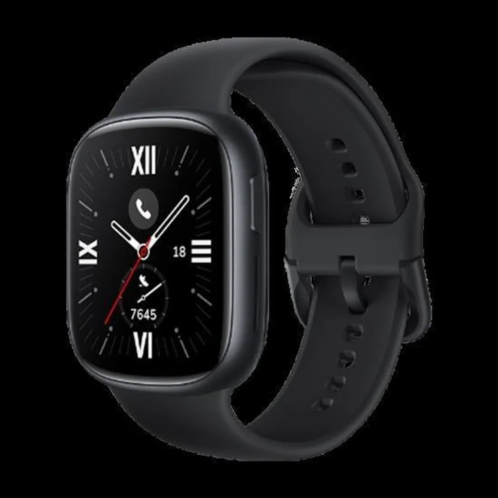 Montre Connectée HONOR Watch 4 Noire avec GPS et Écran AMOLED Vibrant