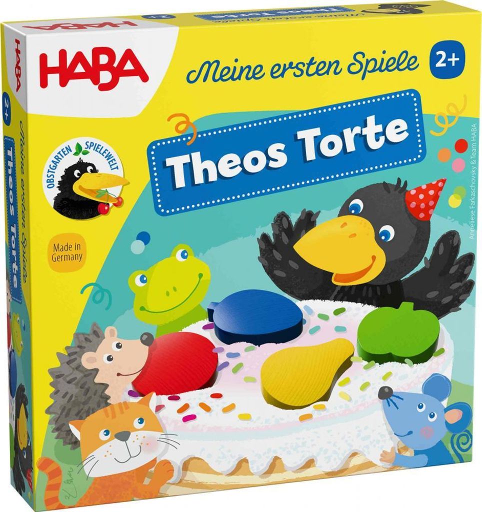 HABA Kinderspiel Aktionsspiel Theos Torte 2013166001 Produktbild 