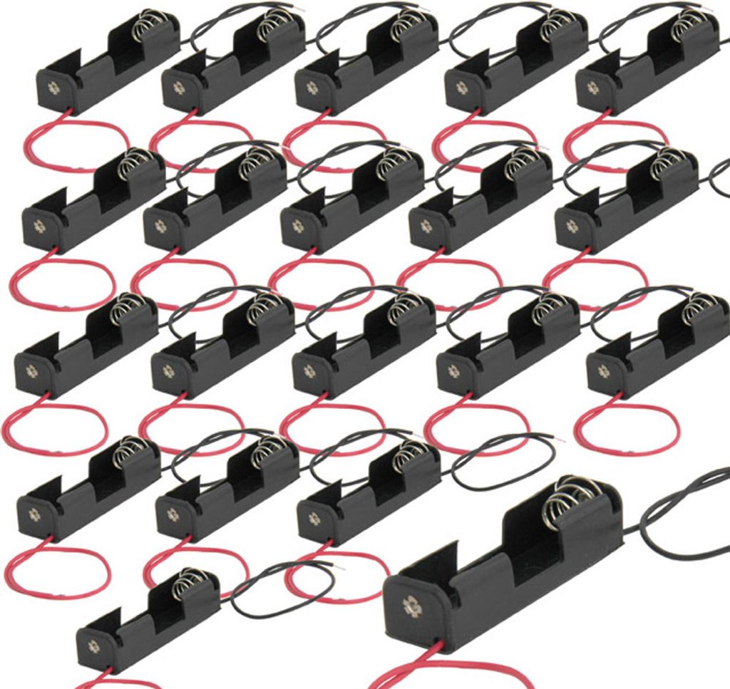 Batterie oder Akkuhalter für Typ Mignon AA, 20 Stück im Set