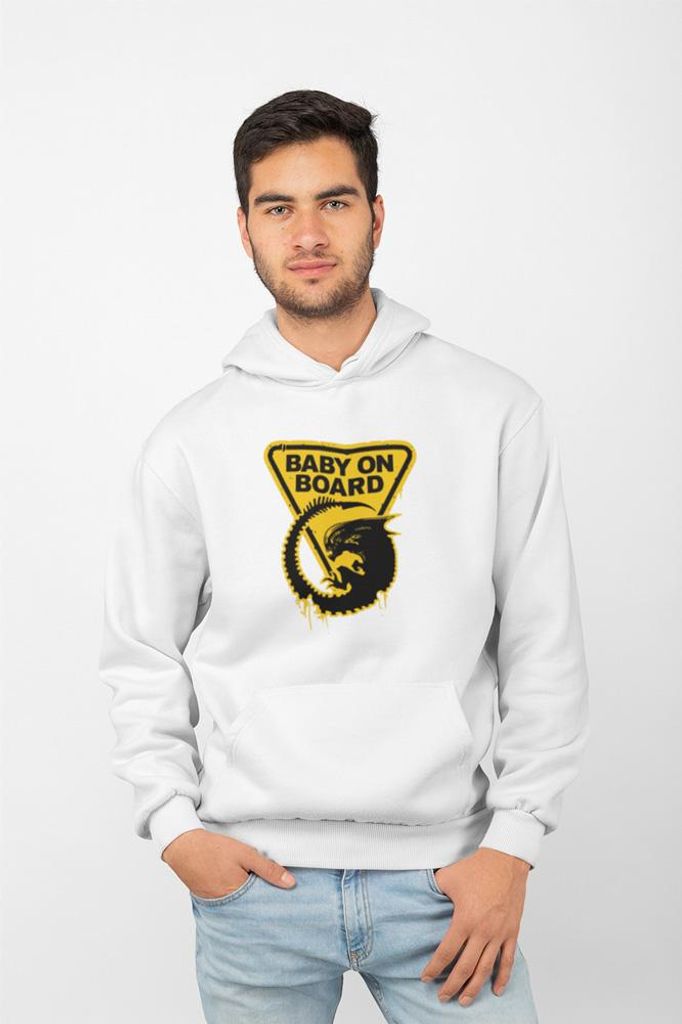 D&B Uni Hoodie MO00007 Alien Weiß-Größe XL