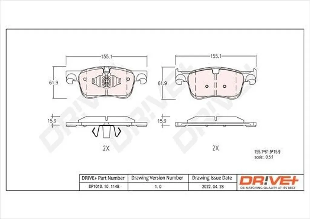 Plaquettes de frein pour Citroën C4 Spacetourer et Picasso : Freinage Sûr