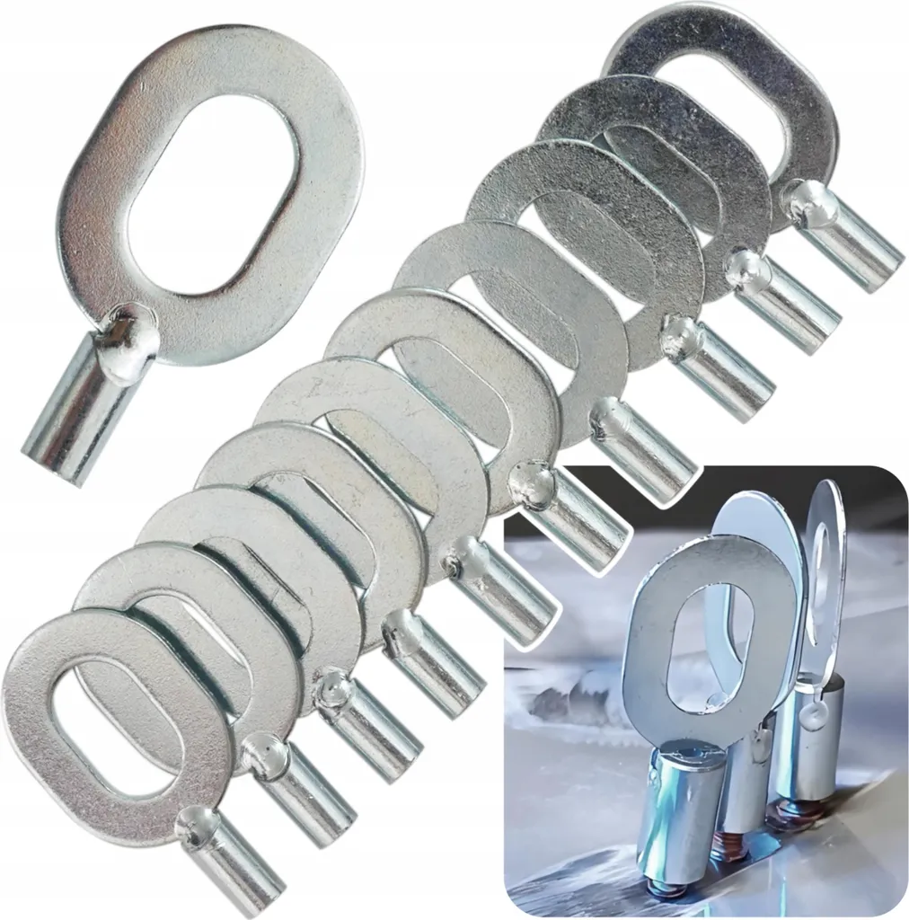 Rivets de carrosserie M4 à œillets - Kit de 10 attaches de remplacement