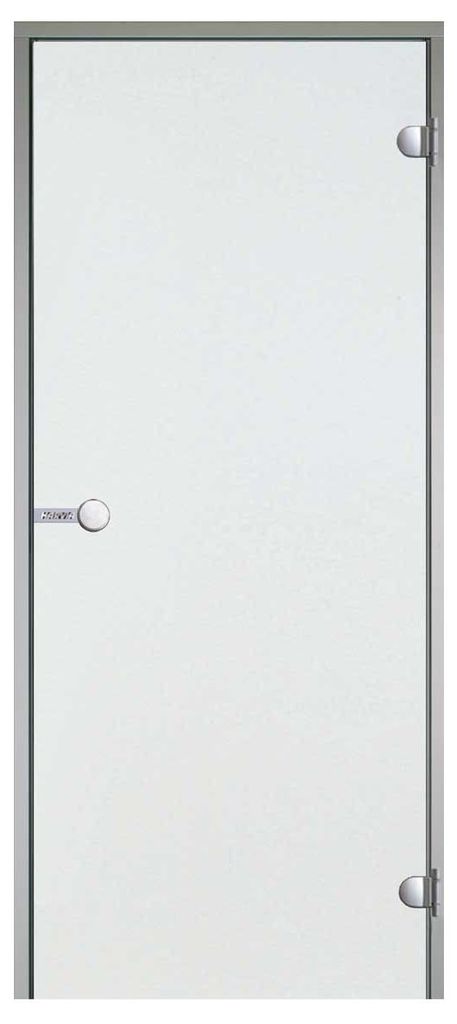 Saunatür Harvia Line - Aluminium / Glas Klar / 70 x 190 Produktbild 