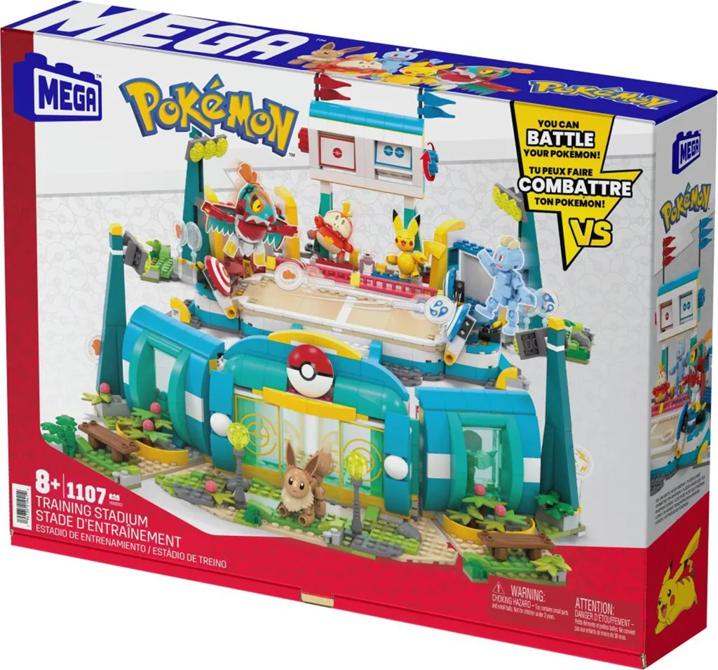 Jeu de Construction Stade d'entraînement MEGA Pokémon pour Dresseurs