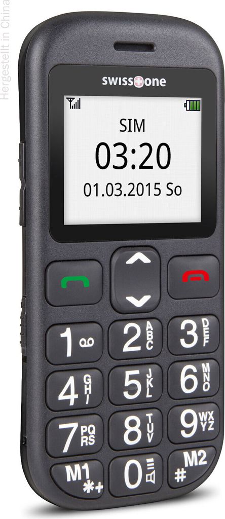mobilný telefón swisstone BBM 320C s veľkým tlačidlom Obrázok produktu 3
