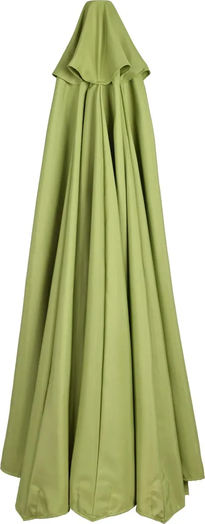 Toile parasol 300 cm en polyester anti-UV et déperlant, gris-vert foncé