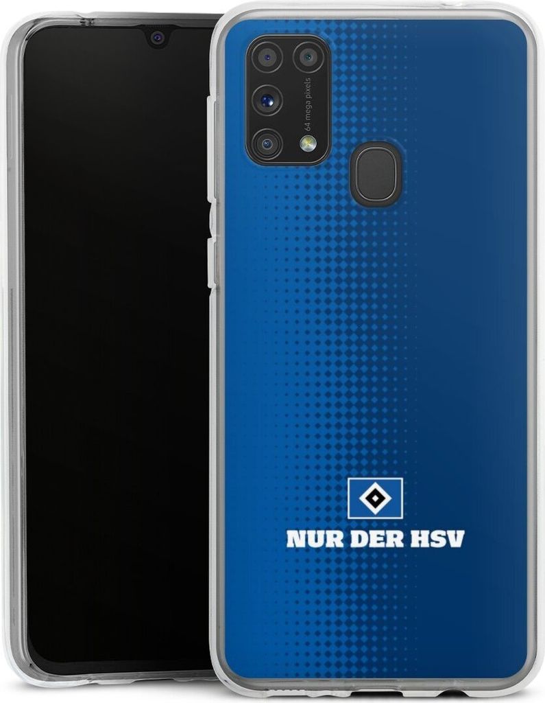 DeinDesign Handyhülle für Samsung Galaxy M31 Silikon Hülle Case Smartphone Schutzhülle HSV Logo Offizielles Lizenzprodukt