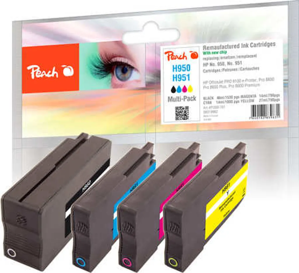 Offerta Imperdibile: Peach HP 950/951XL MultiPack REM KOM