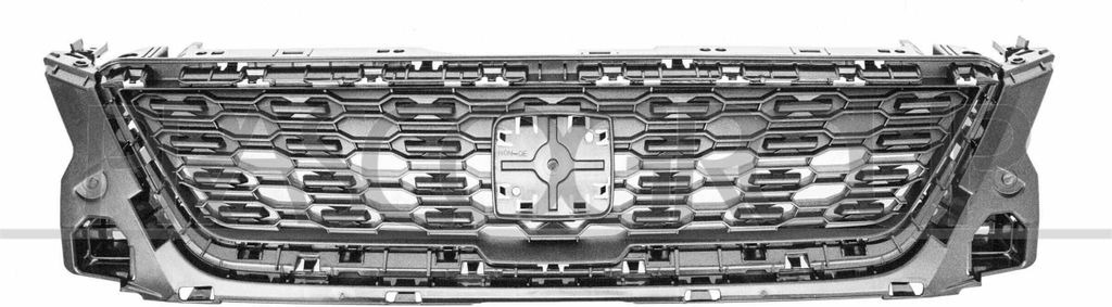 PRASCO ST0392011 Kühlergrill Frontgrill für SEAT IBIZA V (KJ1) Schwarz