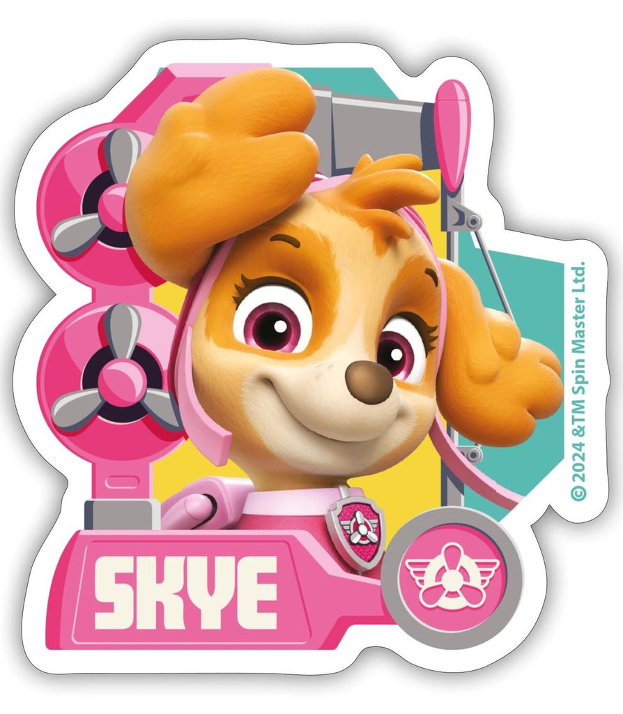 Spreadshirt Paw Patrol Skye Charakterdesign Sticker Produktbild 