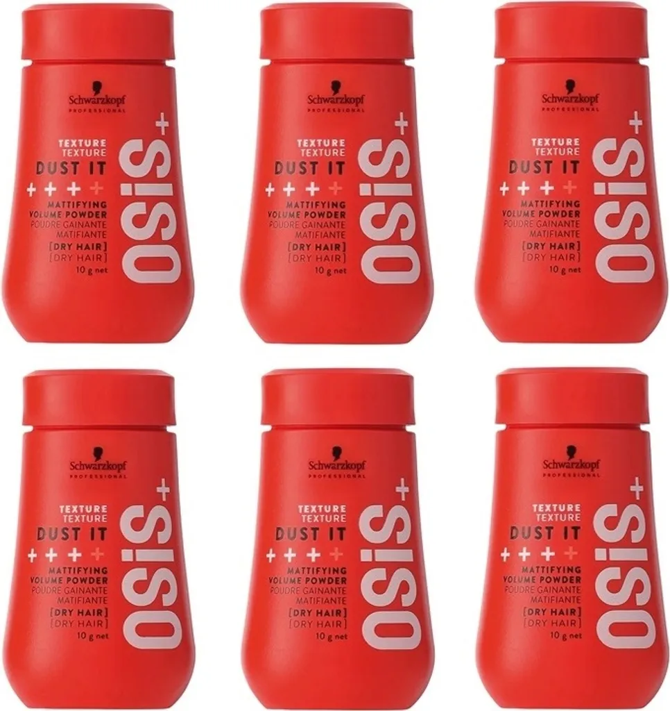 Fixer et Matifier les Cheveux Gras avec la Poudre Osis Dust It Pack de 6x10g