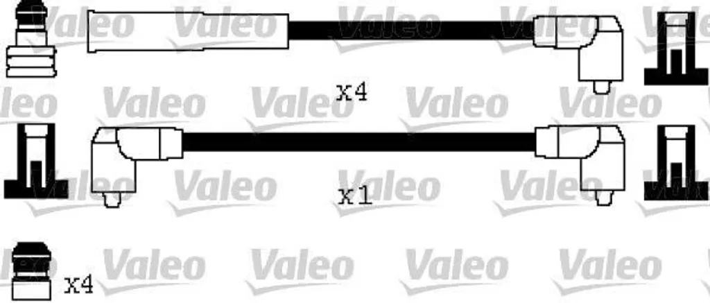 Kit Cavi Accensione VALEO 346556 per Skoda Favorit Felicia | Ricambi OE