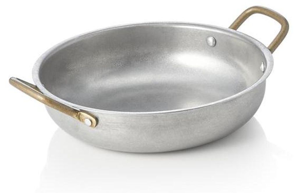 Servierpfanne STEEL & STYLE VINTAGE mit 2 Messinggriffen, Ø Produktbild 