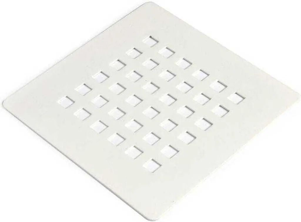 Griglia Doccia Bianco Muse in Acciaio Inox | Ricambio Originale 13x13