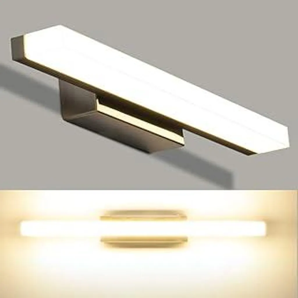 Lampada LED Parete Bagno LEDMO 40cm 220V - Acciaio Inox IP44 8W
