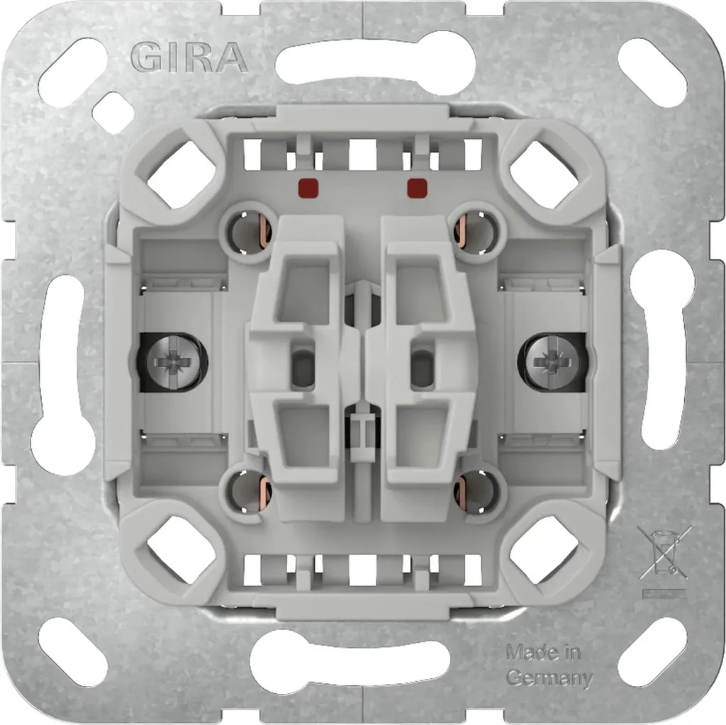 Interrupteur à bascule Gira double 2 voies insert 010200 - 1 pièce