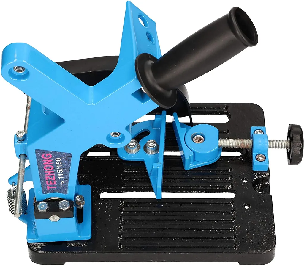 Support Meuleuse d'Angle Ø 125 mm Stable avec Mors de Serrage Rapide