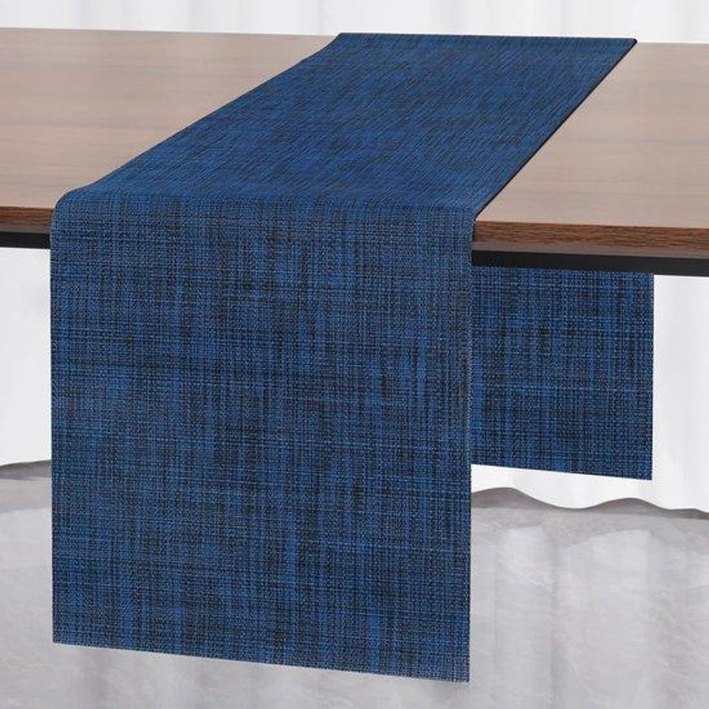 PVC-Tafelabdeckung, 40 x 240 cm, blauw, für Außen, für Wohnungen, Restaurants und Hotels
