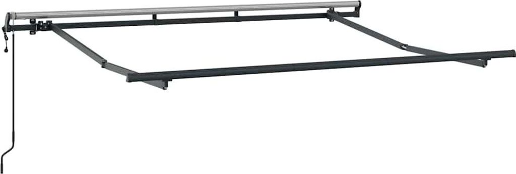 Markisenrahmen Anthrazit 3 x 2 m Metall