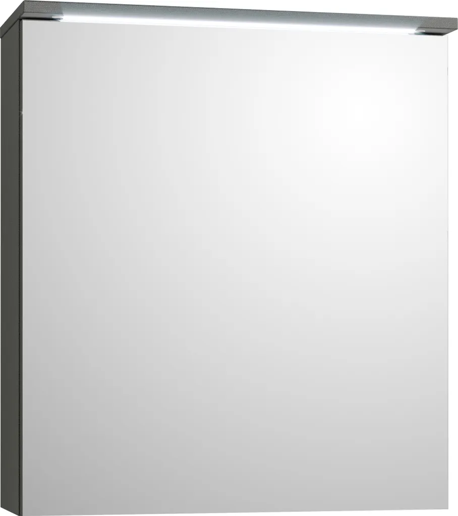 Armoire de toilette gain de place LED et prise pour petite salle de bain