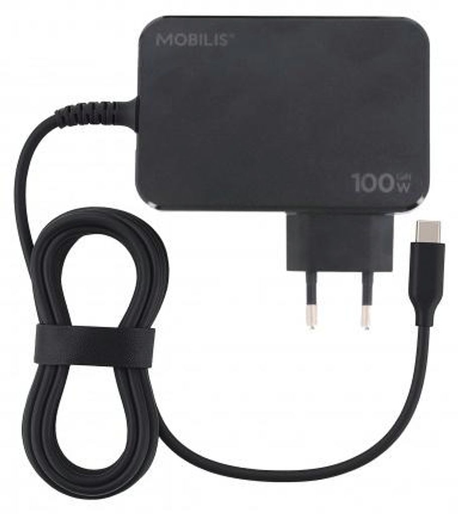 Mobilis Energia Charger 100W USB-C Laptop Charger 1,8m Cable