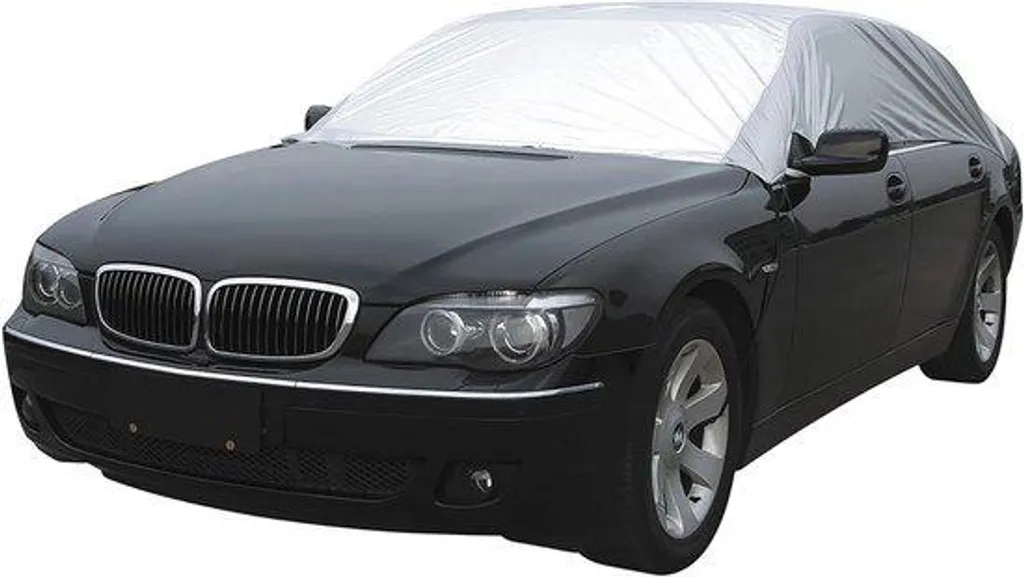 Bâche de protection auto imperméable grise toutes saisons 4 tailles