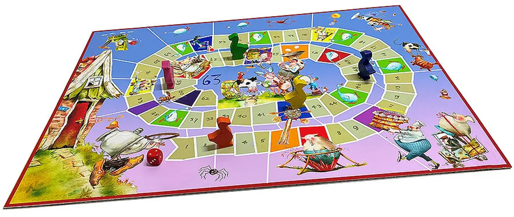 Jeu de l'oie Jan Ganzenbord par Marius van Dokkum pour collectionneur