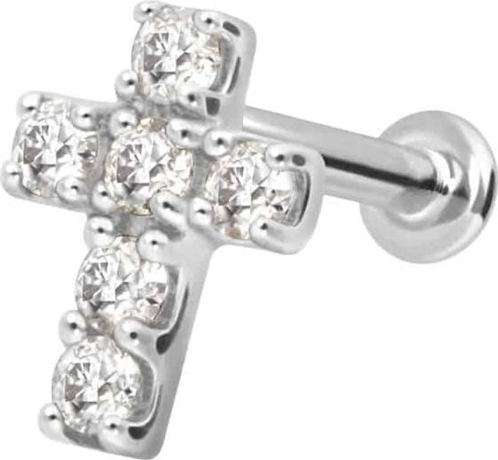 Ohrpiercing, Nasenpiercing 14 Karat Gold Labret mit Produktbild 