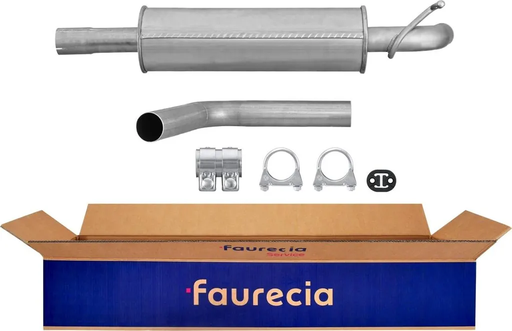 Silencieux central robuste FAURECIA pour VW CADDY - Gamme Expertise